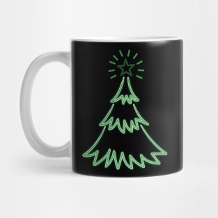 Shiny Happy Merry Christmas tree Mug